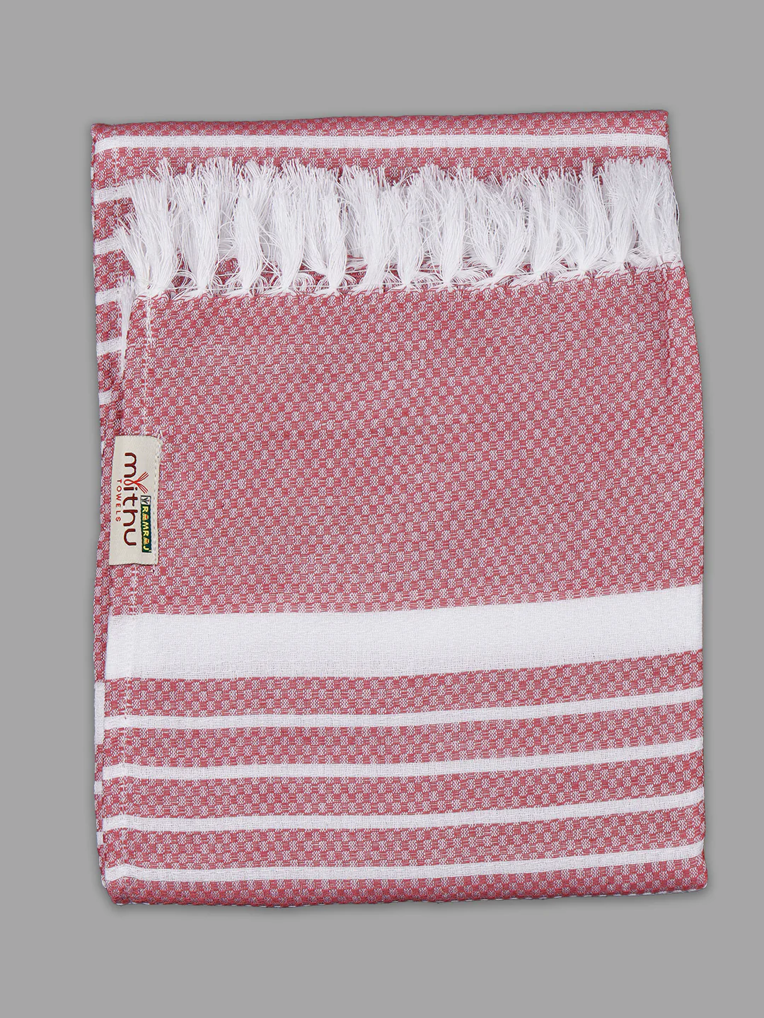100% Cotton Self Designed Bath Towel Signature Pack of 2 1123 - Image 3