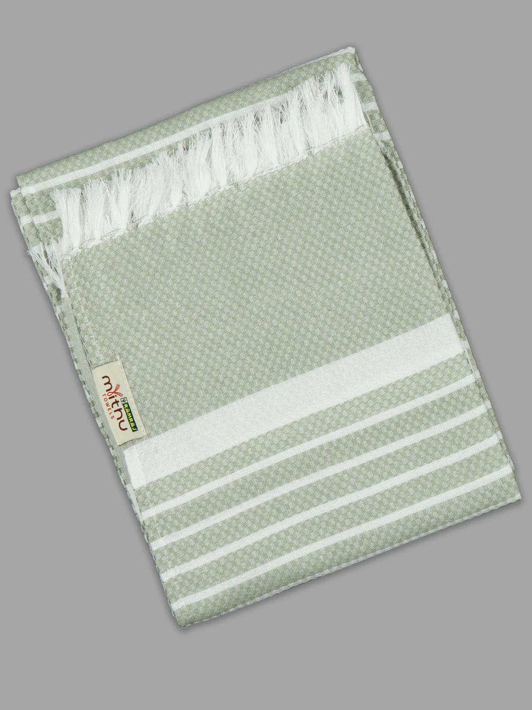 100% Cotton Self Designed Bath Towel Signature Pack of 2 1123 - Image 4