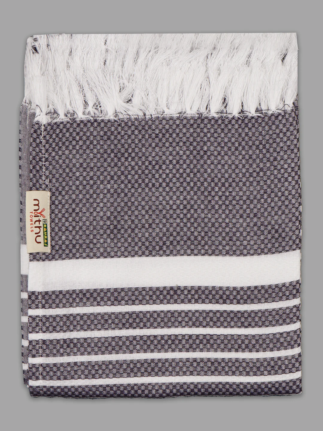 100% Cotton Self Designed Bath Towel Signature Pack of 2 1123 - Image 6