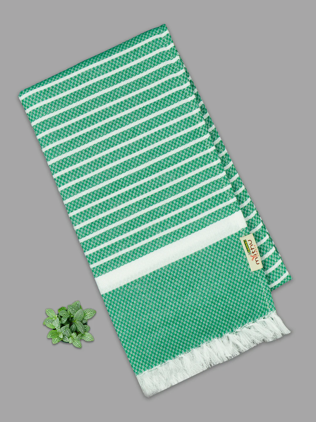 100% Cotton Self Designed Bath Towel Signature Pack of 2 1123 - Image 7