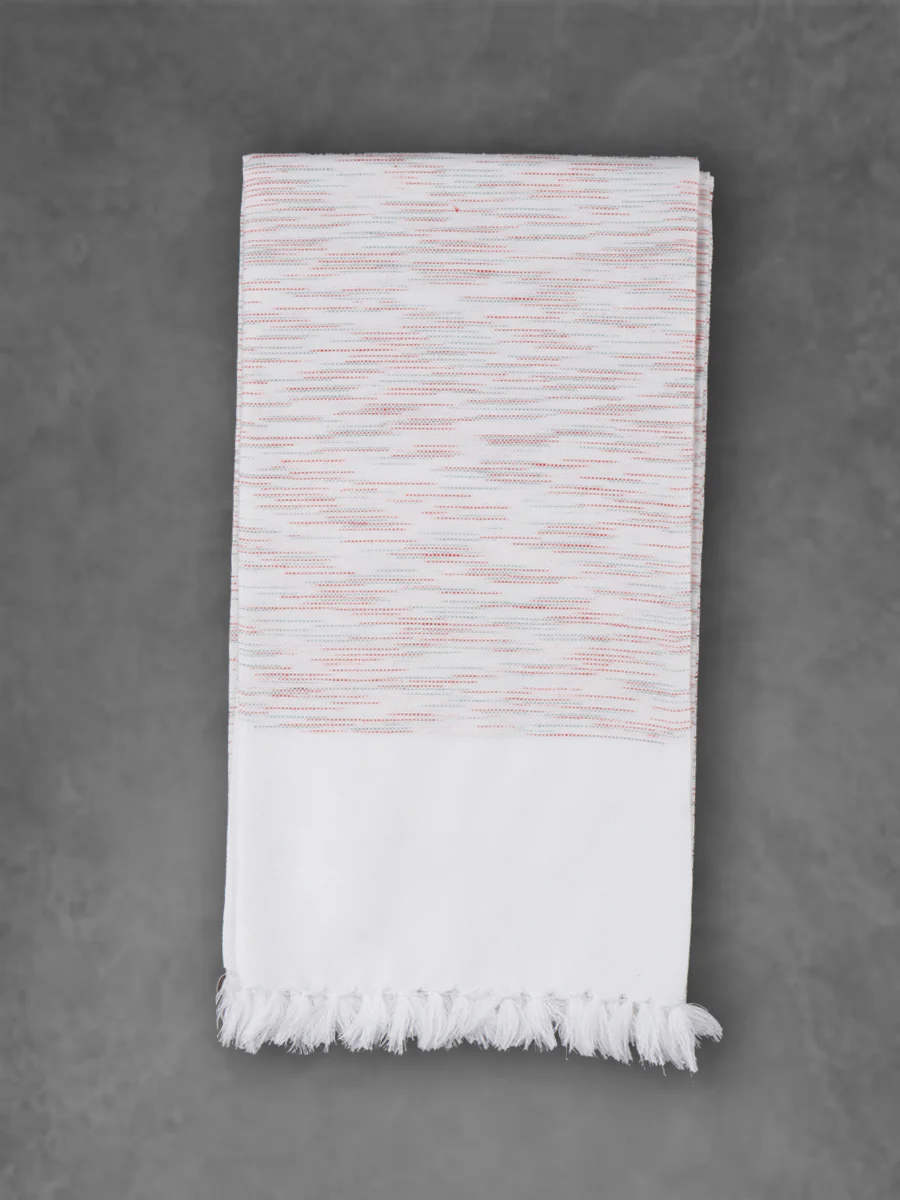 100% Cotton Self Design Bath Towel Signature 1056 (Pack of 2) - Image 5