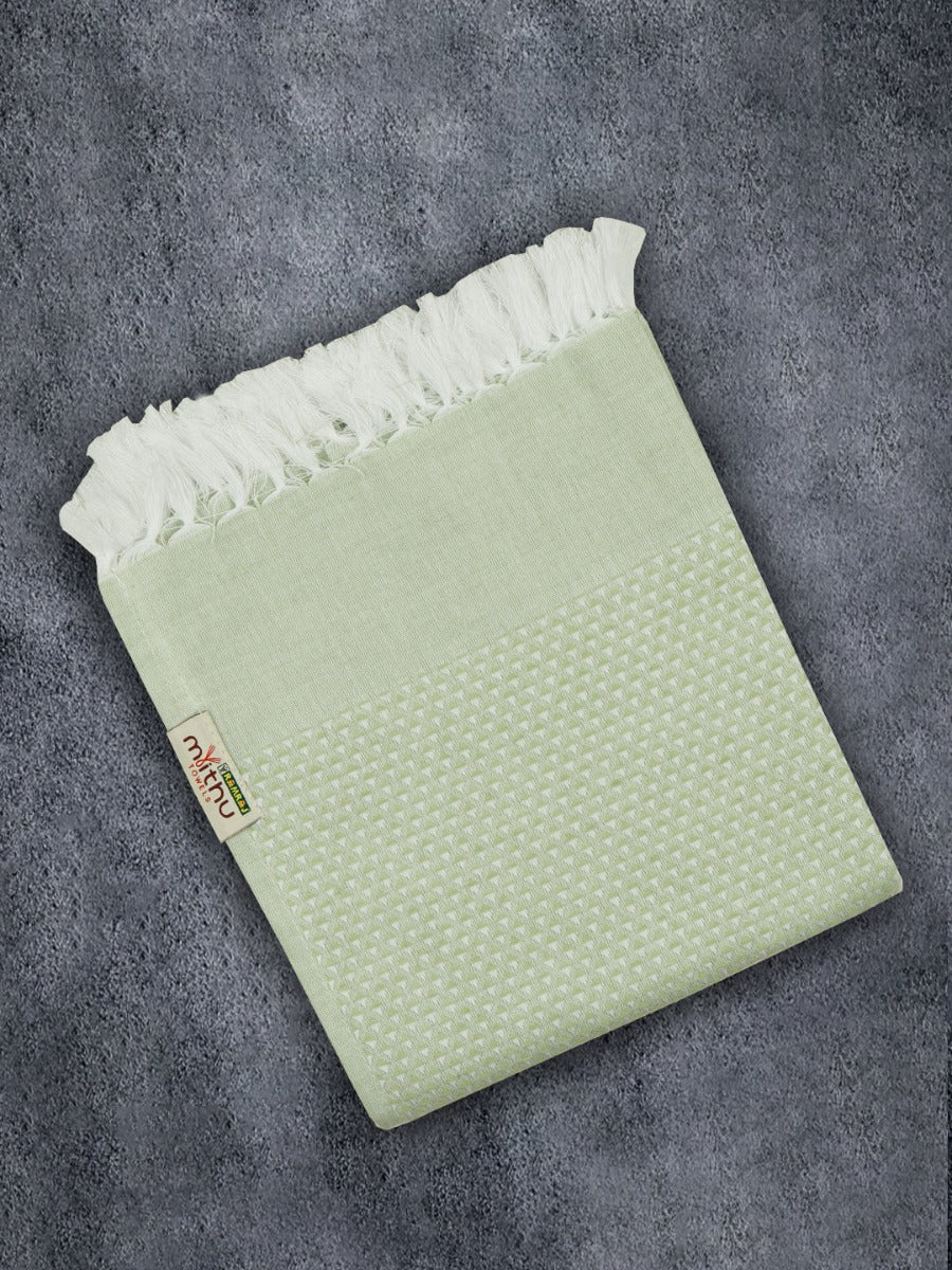 100% Cotton Signature Checked Bath Towel 1111 (Pack of 3) - Image 9