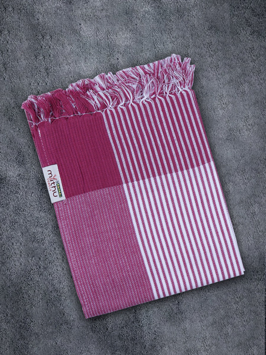 100% Cotton Signature Striped Bath Towel 1107 (Pack of 3) - Image 10
