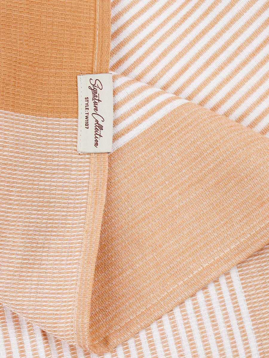 100% Cotton Signature Striped Bath Towel 1107 (Pack of 3) - Image 12