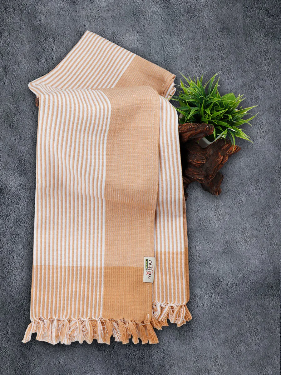 100% Cotton Signature Striped Bath Towel 1107 (Pack of 3) - Image 6