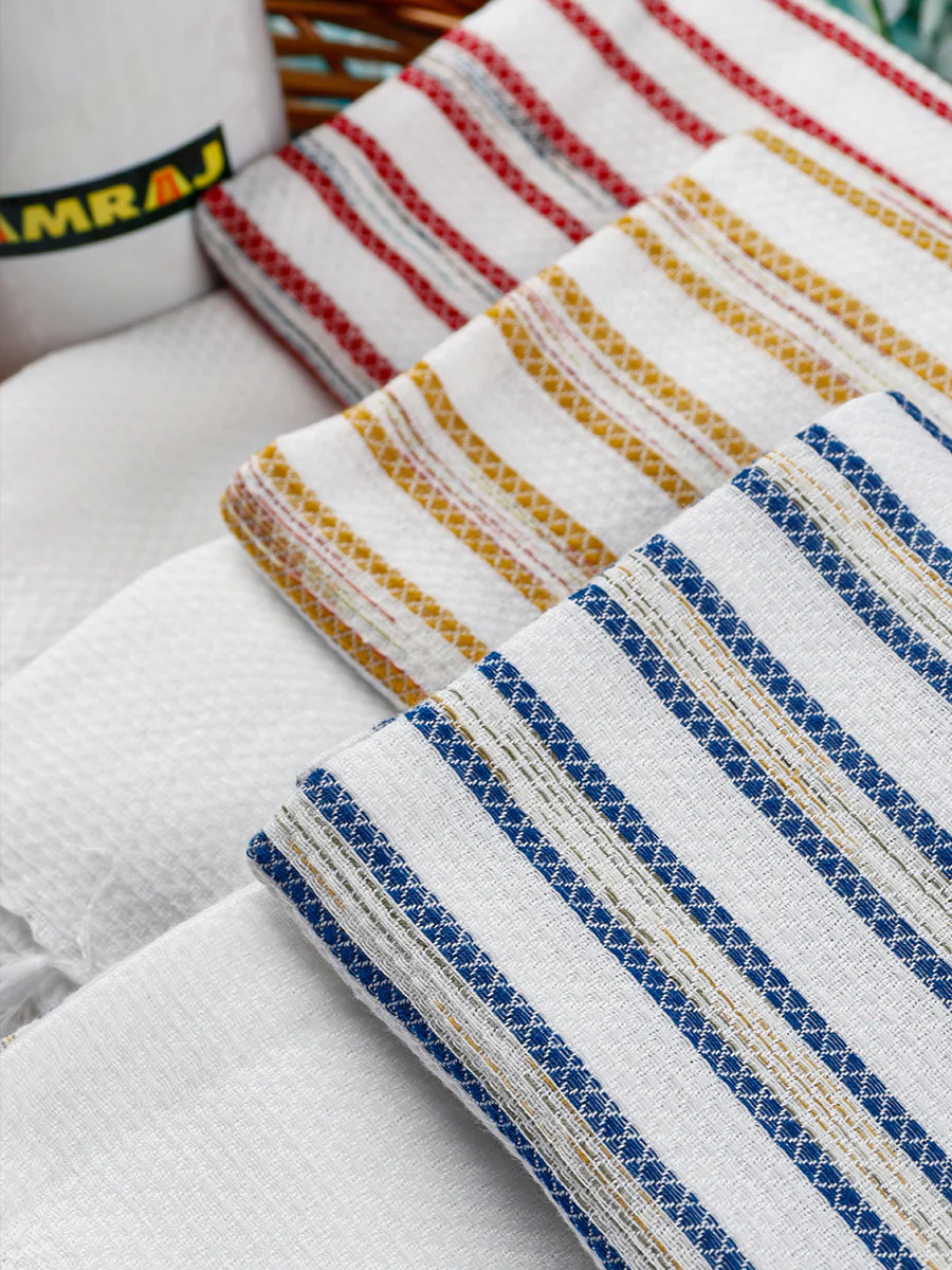 100% Cotton Striped Bath Towel Signature 1055 Pack of 2 - Image 7
