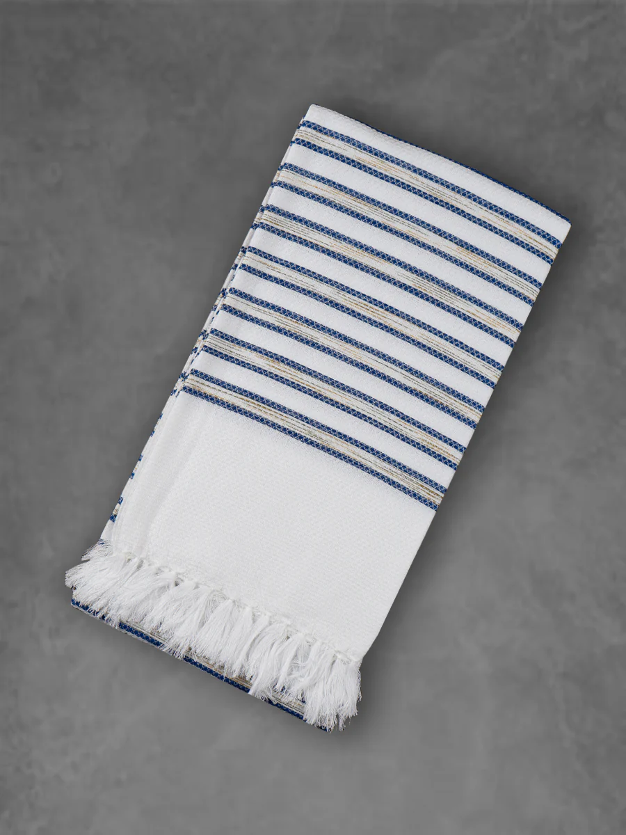 100% Cotton Striped Bath Towel Signature 1055 Pack of 2 - Image 2