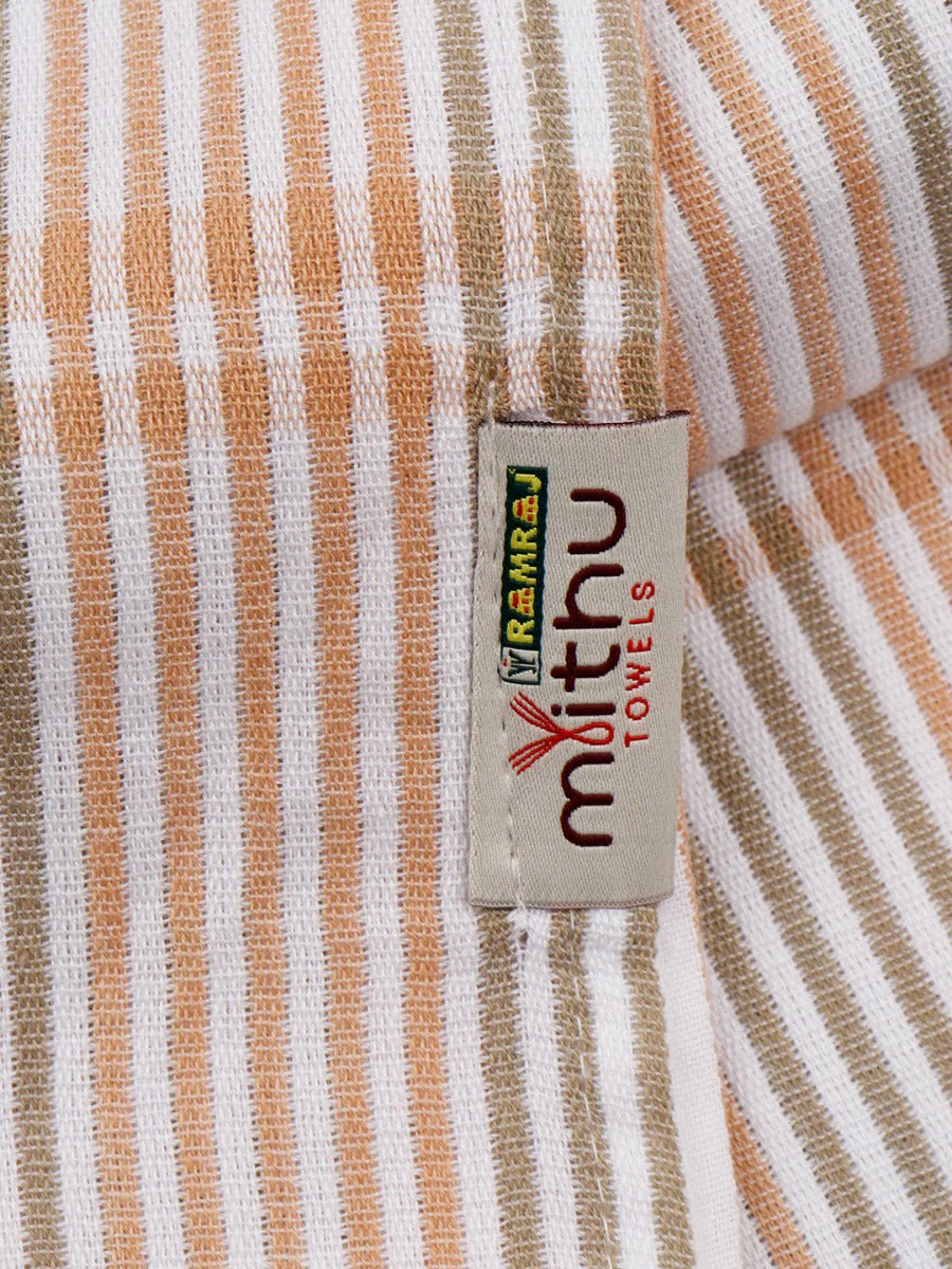 100% Cotton Striped Bath Towel Signature Pack of 2 1109 - Image 12