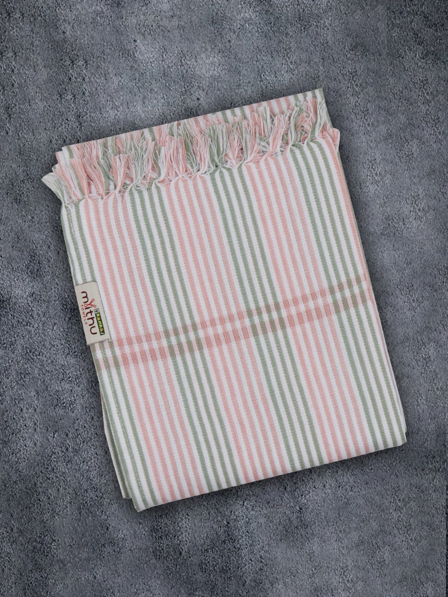 100% Cotton Striped Bath Towel Signature Pack of 2 1109 - Image 6
