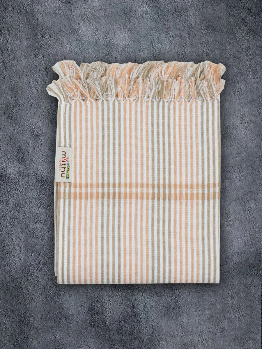 100% Cotton Striped Bath Towel Signature Pack of 2 1109 - Image 8