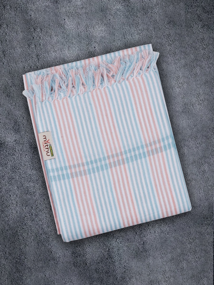 100% Cotton Striped Bath Towel Signature Pack of 2 1109 - Image 9