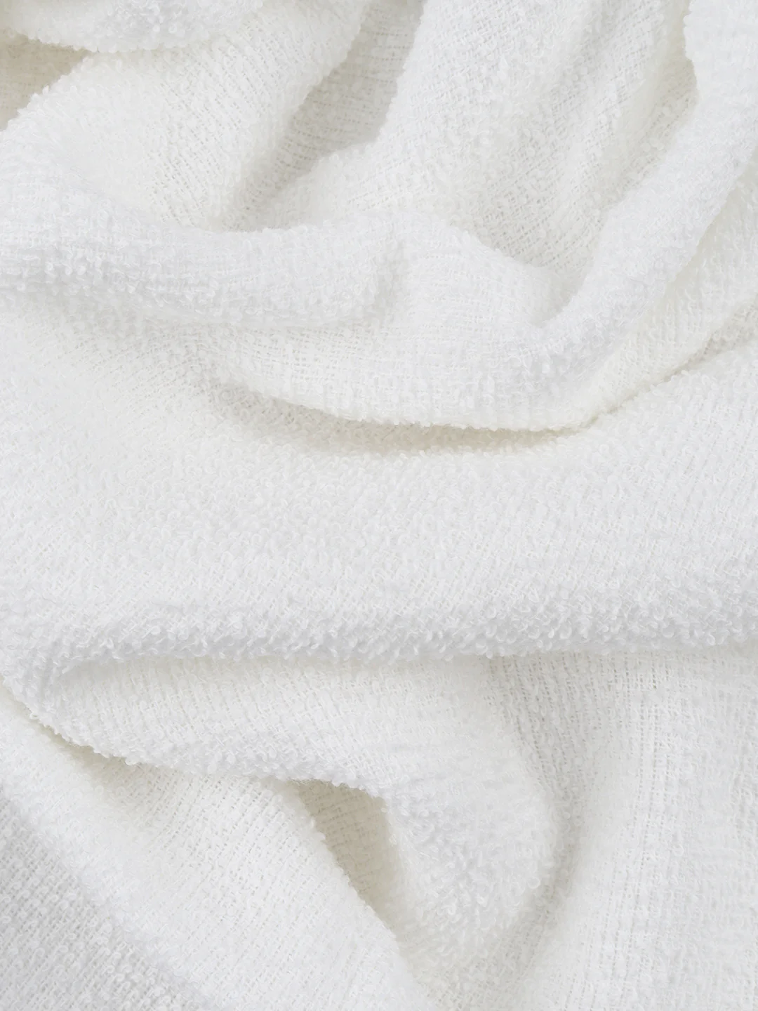 100% Cotton Terry Bath Towel White with low GSM - Image 5