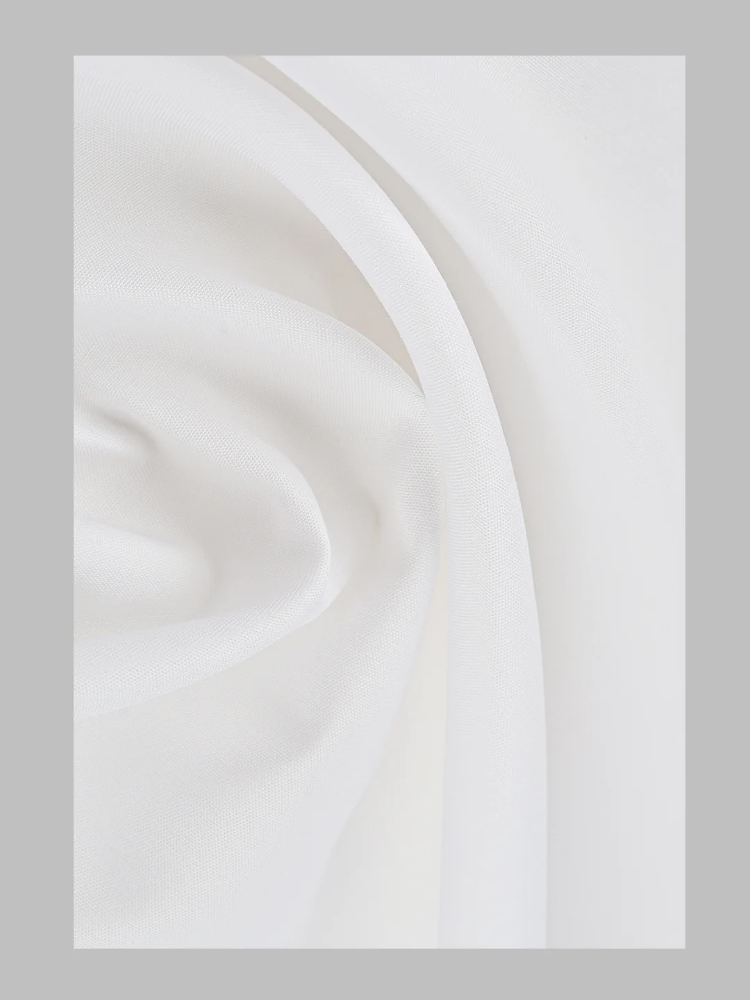 100% Cotton White Stretch Pants Fabric Gem Stone - Image 3