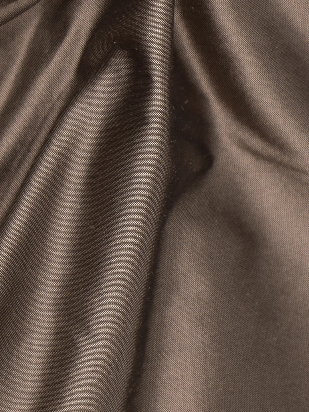 100% Pure Silk Men Shirting Fabric Brown - Image 2