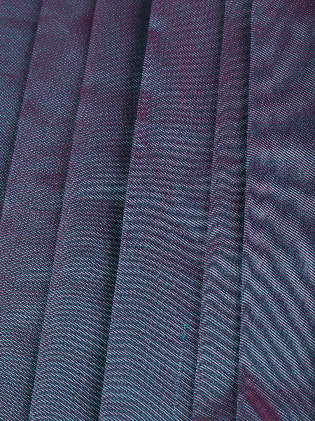 100% Pure Silk Satin Shirt Fabric Blue - Image 3