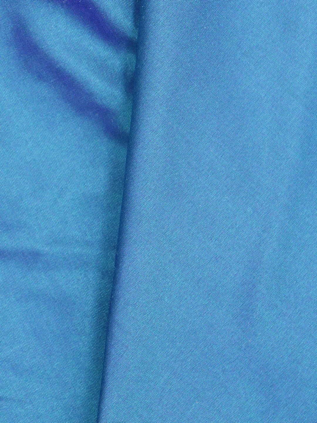 100% Silk Men Shirting Fabric Anandha Blue - Image 4