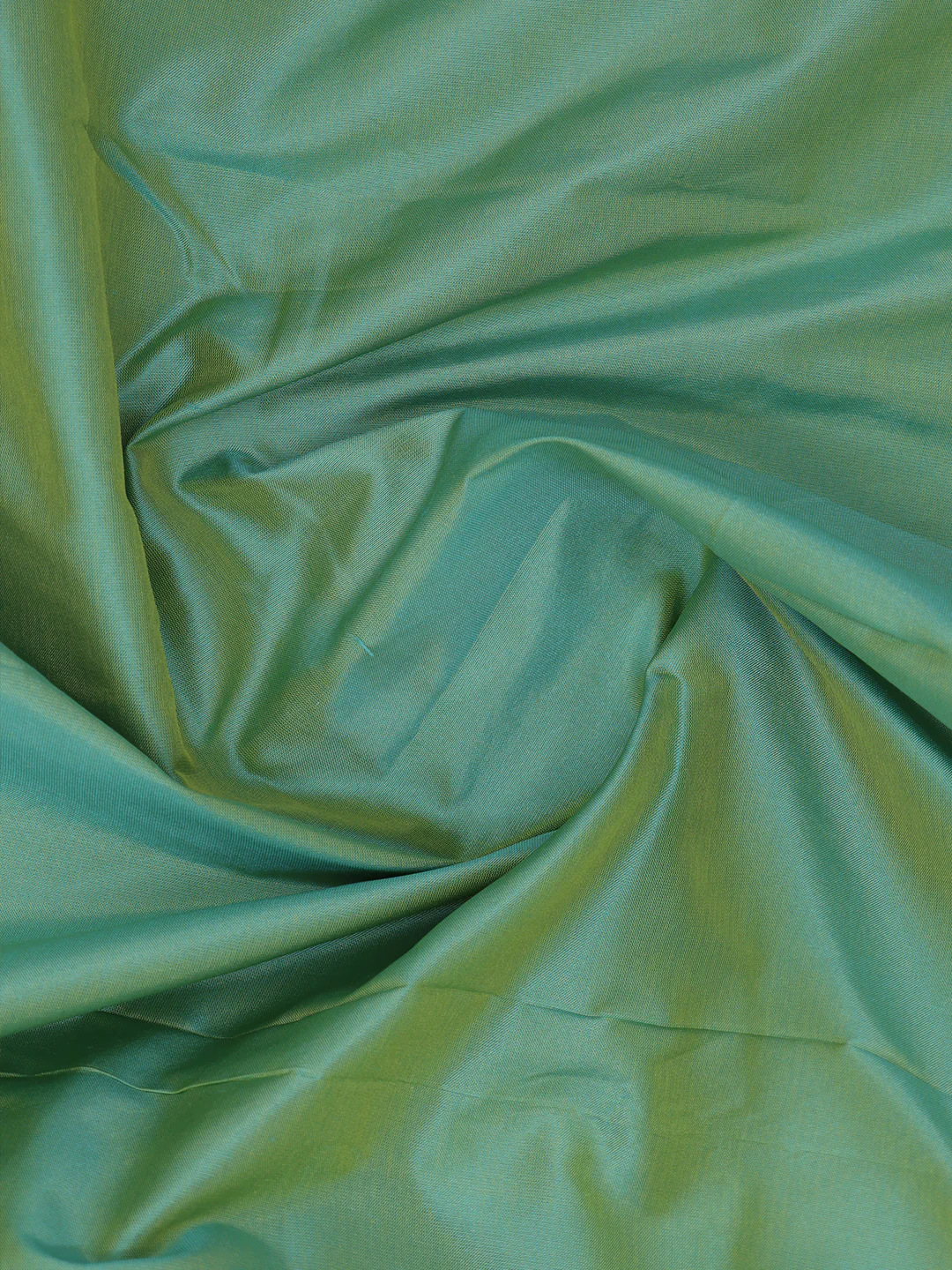 100% Silk Slubless Dupion Men Shirting Fabric Electric Green - Image 2