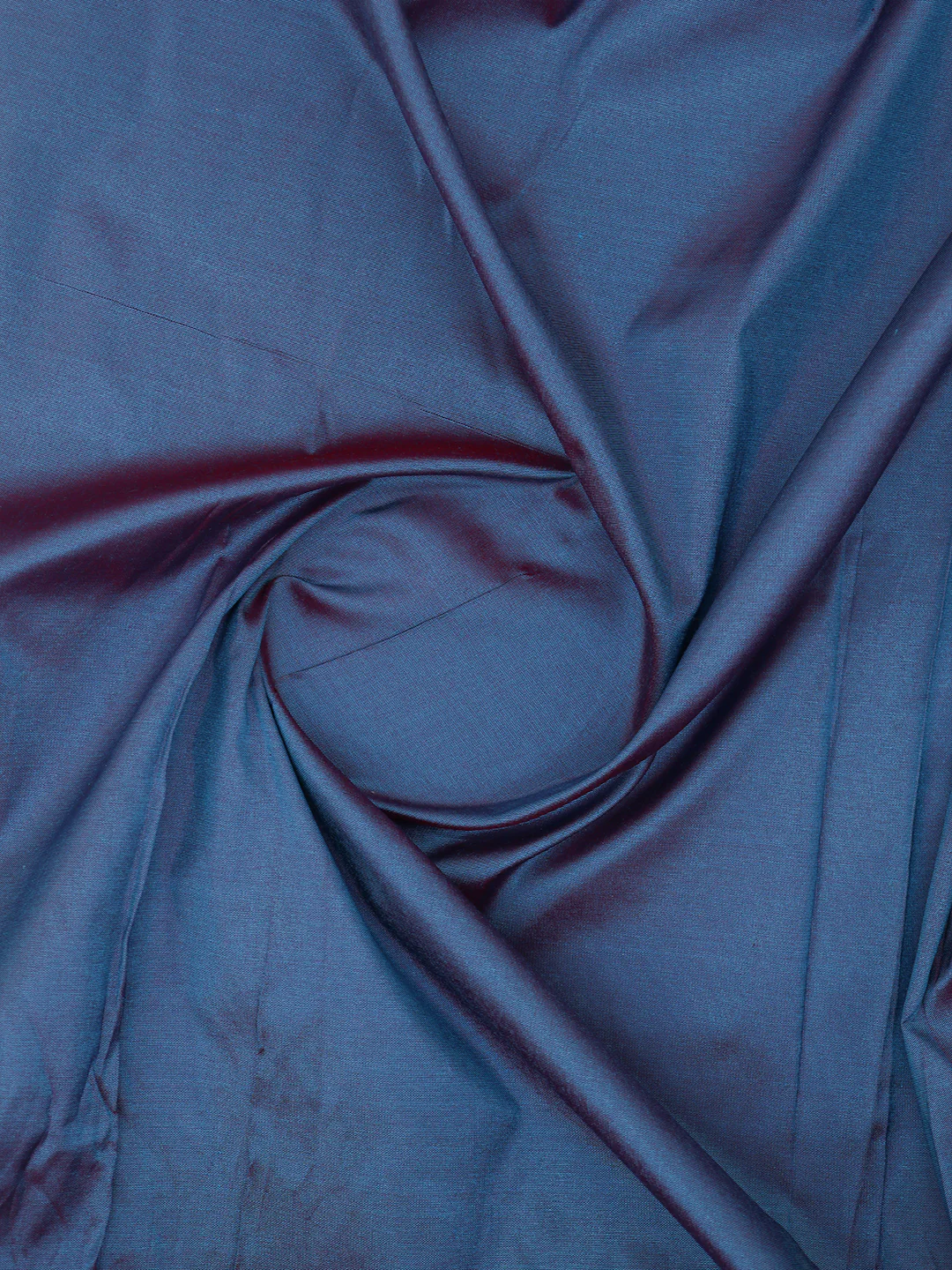100% Silk Slubless Dupion Men Shirting Fabric Fedaral Blue - Image 2