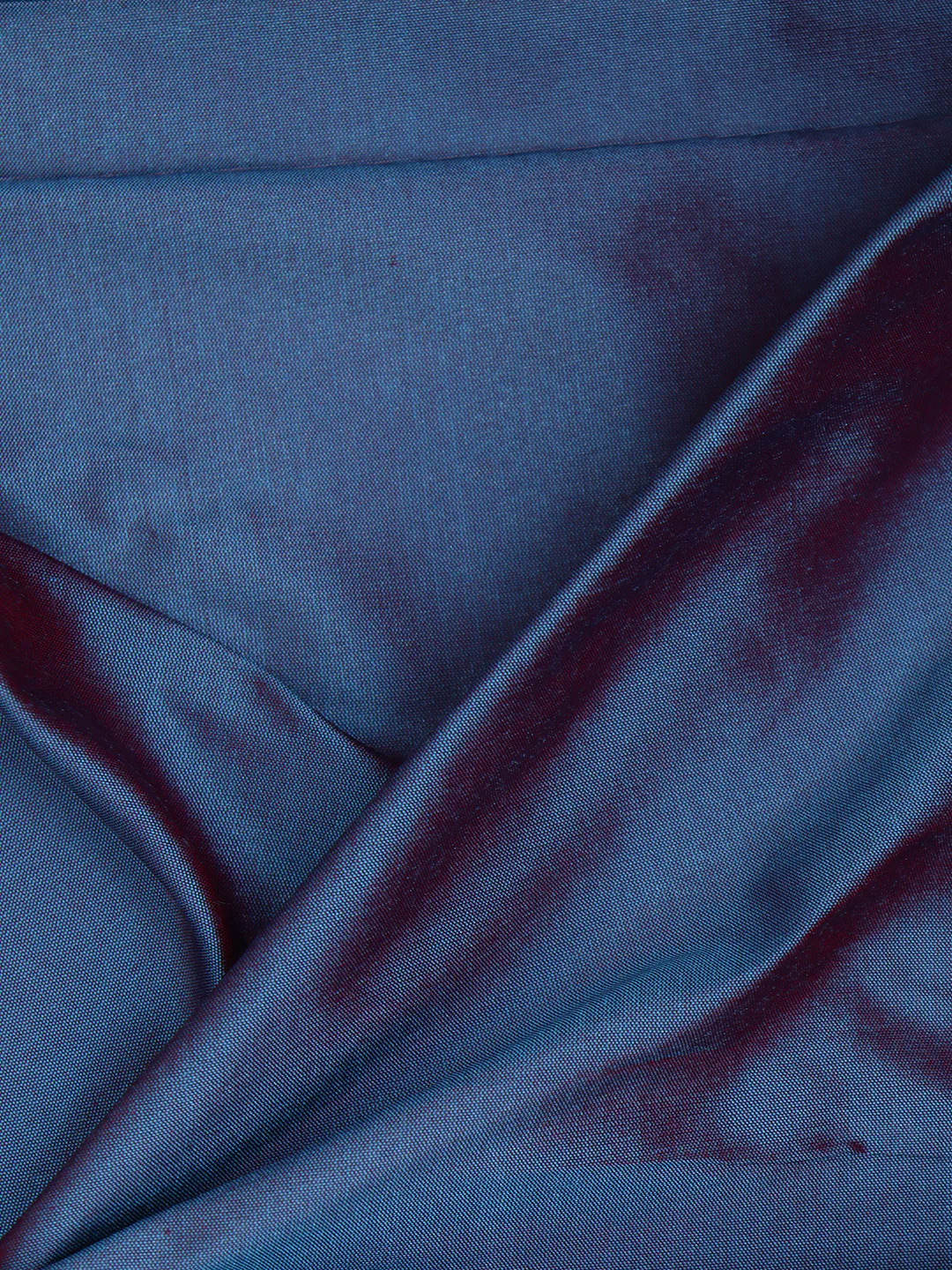 100% Silk Slubless Dupion Men Shirting Fabric Fedaral Blue - Image 3