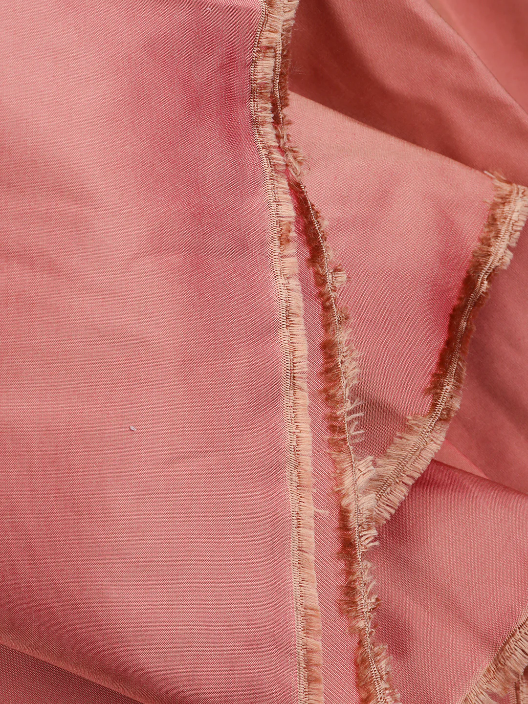 100% Silk Slubless Dupion Mens Shirting Fabric-Rose Dawn Colour - Image 4