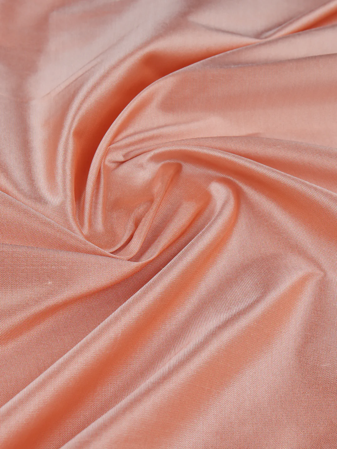 100% Silk Slubless Dupion Mens Shirting Fabric-Scallop Shell Colour - Image 3