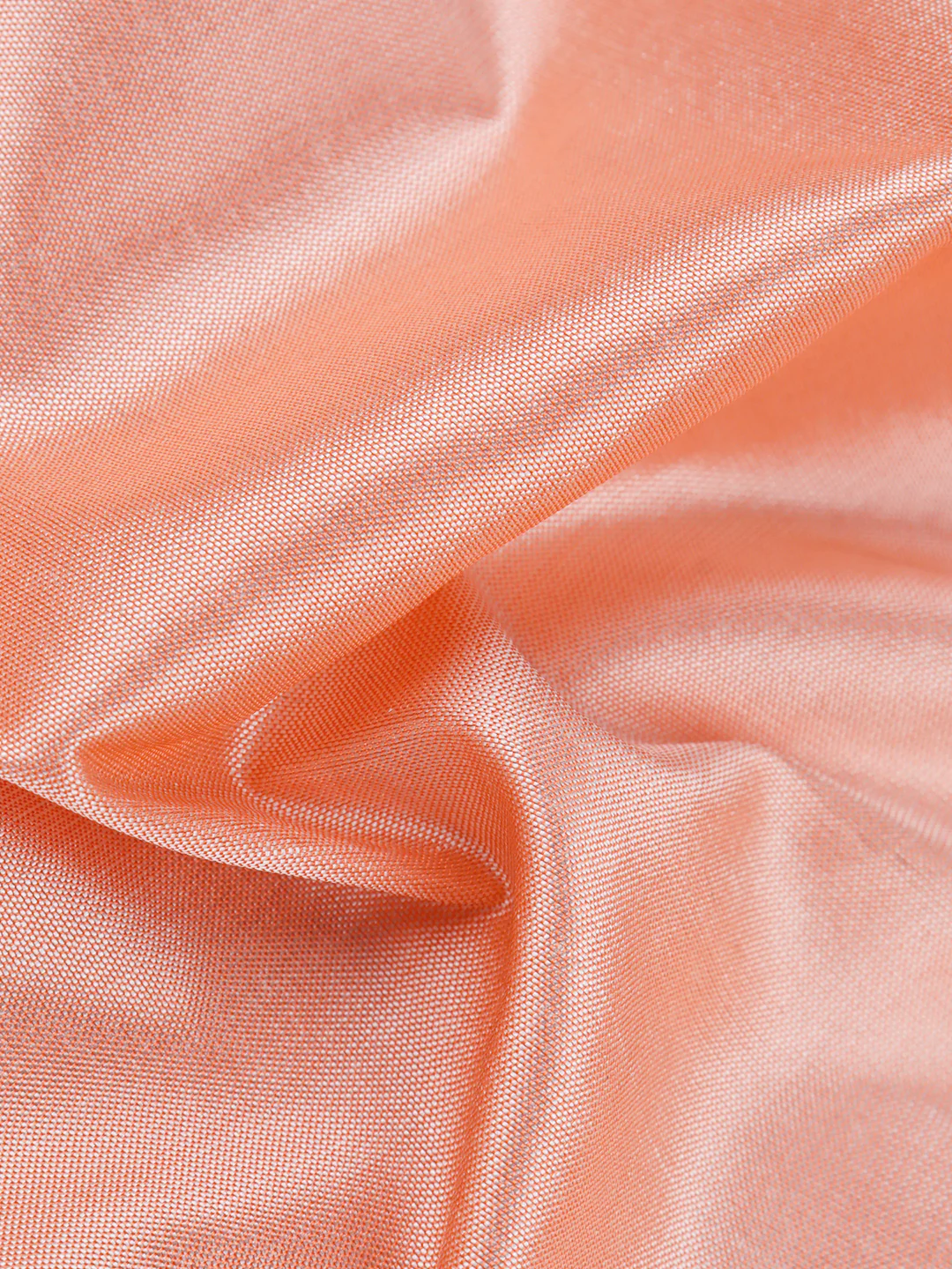 100% Silk Slubless Dupion Mens Shirting Fabric-Scallop Shell Colour - Image 5
