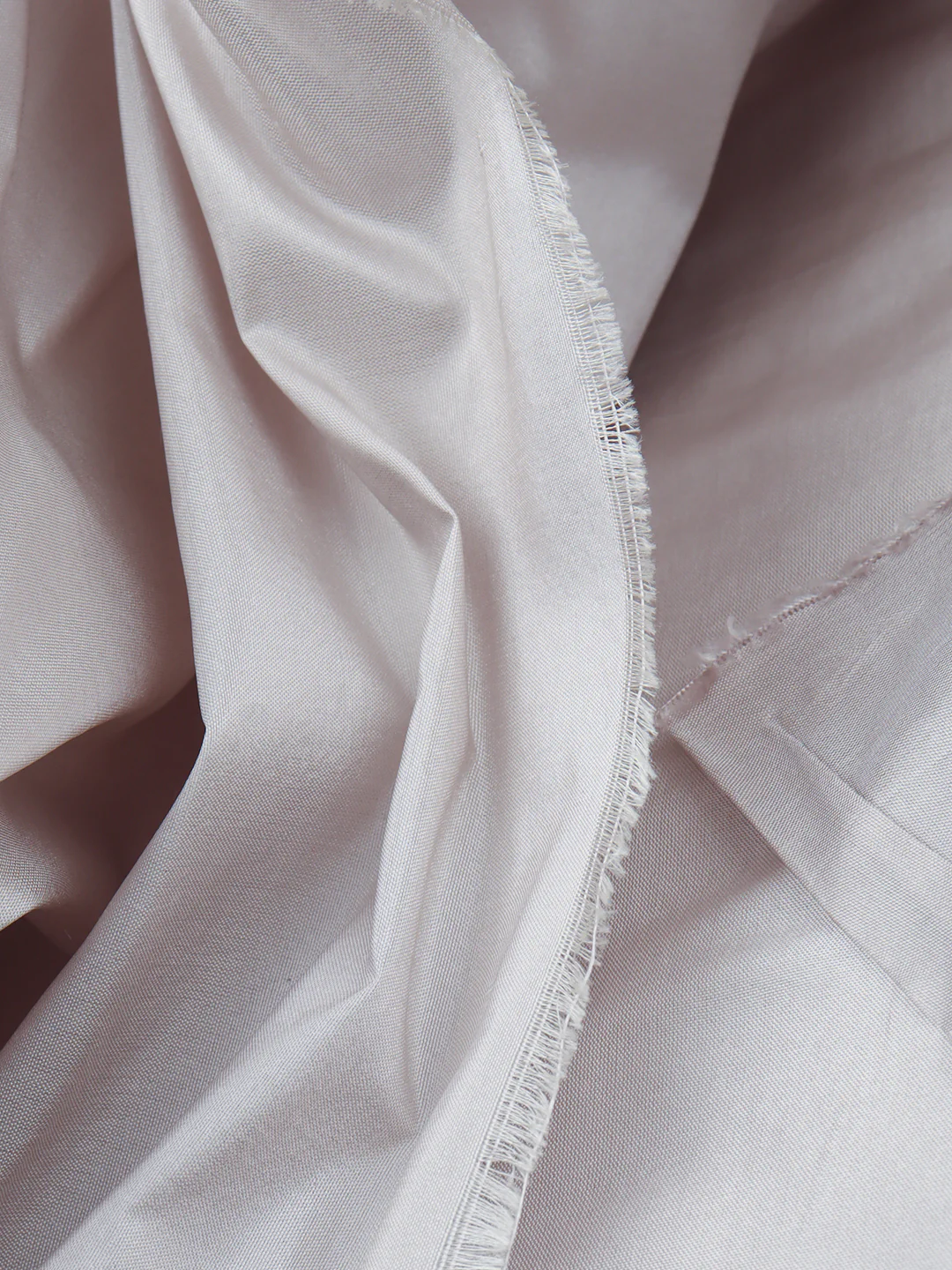 100% Silk Slubless Dupion Mens Shirting Fabric-White Sand Colour - Image 3