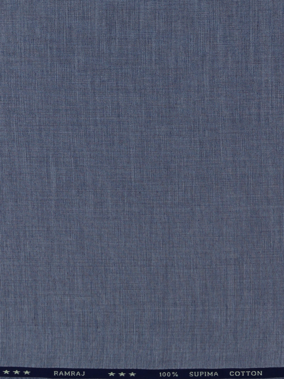100% Supima Cotton Blue Plain Shirt Fabric Jaguar - Image 3