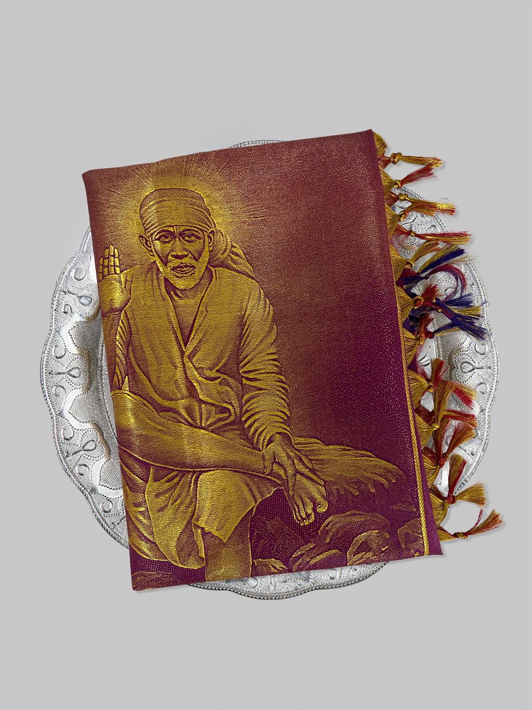 Art Silk Baba Ponnadai Shawl Assorted Colour 518 - Image 2