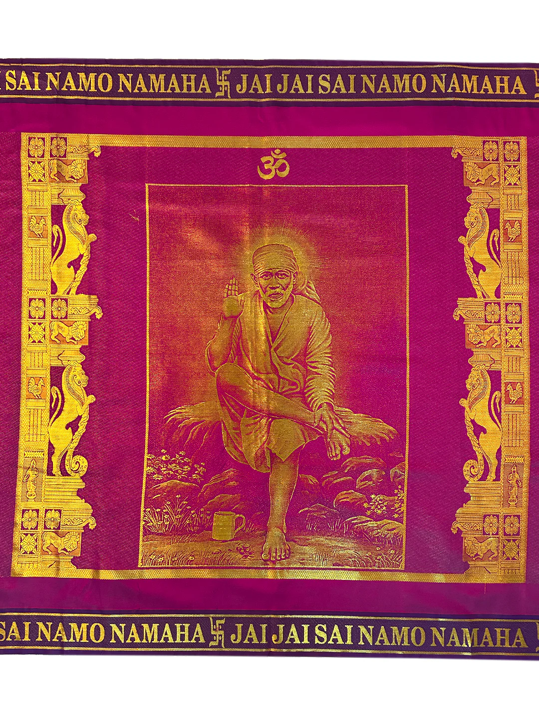 Art Silk Baba Ponnadai Shawl Assorted Colour 518 - Image 3