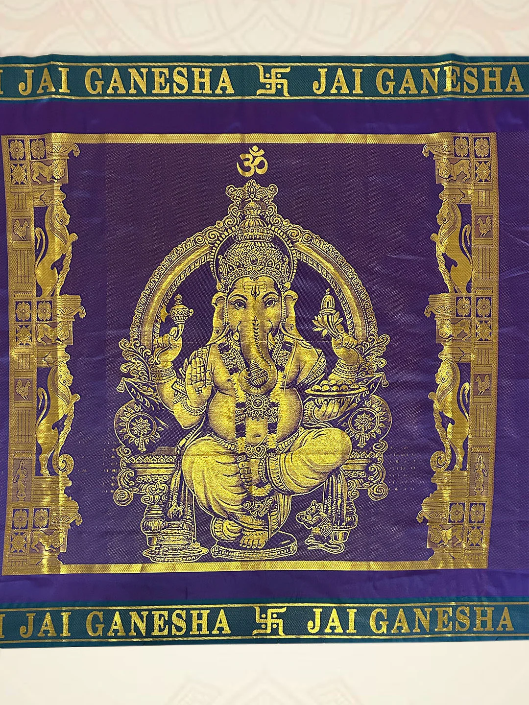 Art Silk Ganapathi Ponnadai Shawl Assorted Colour 518 - Image 2