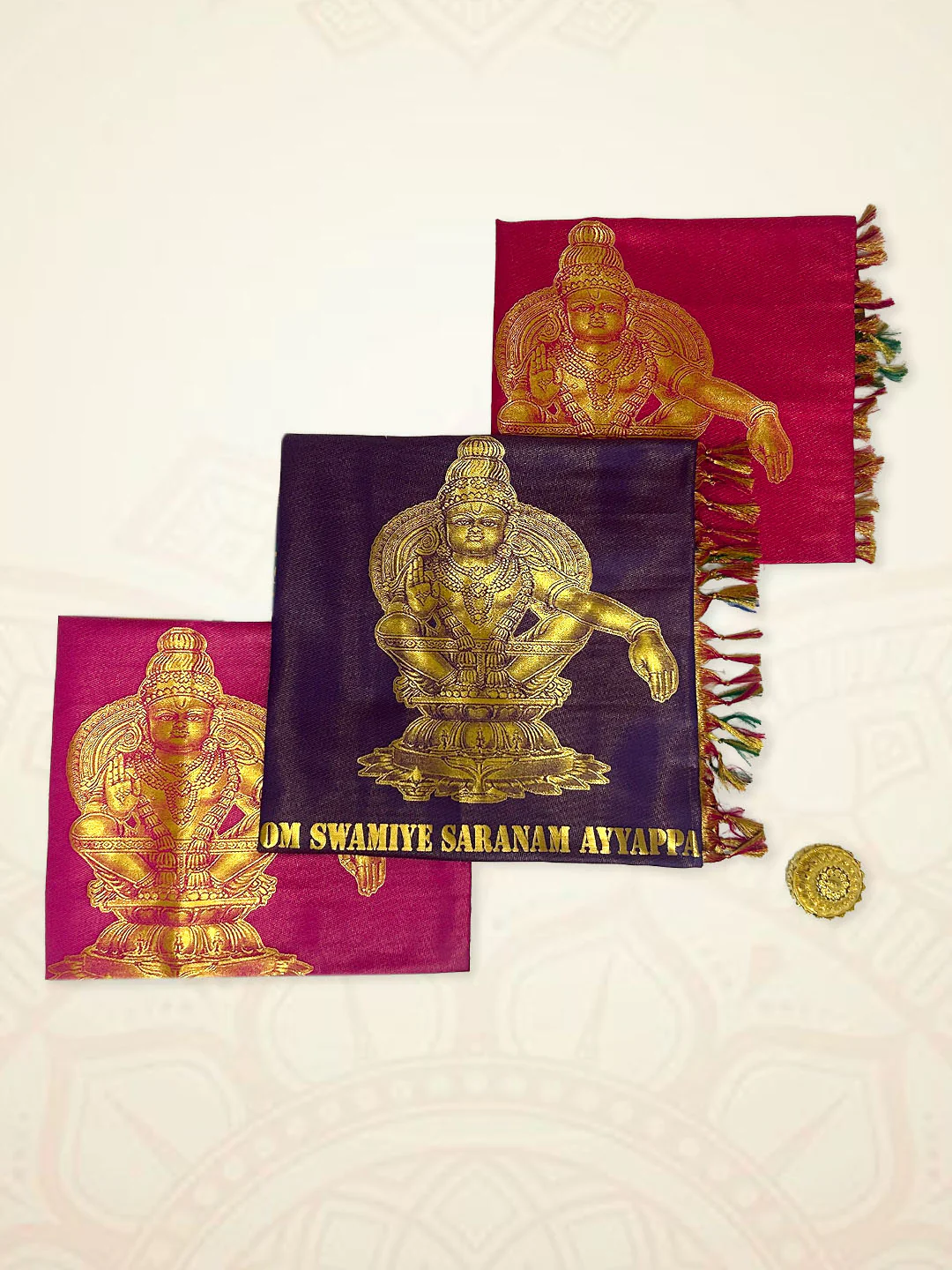 Art Silk Iyappan Ponnadai Shawl Assorted Colour 518