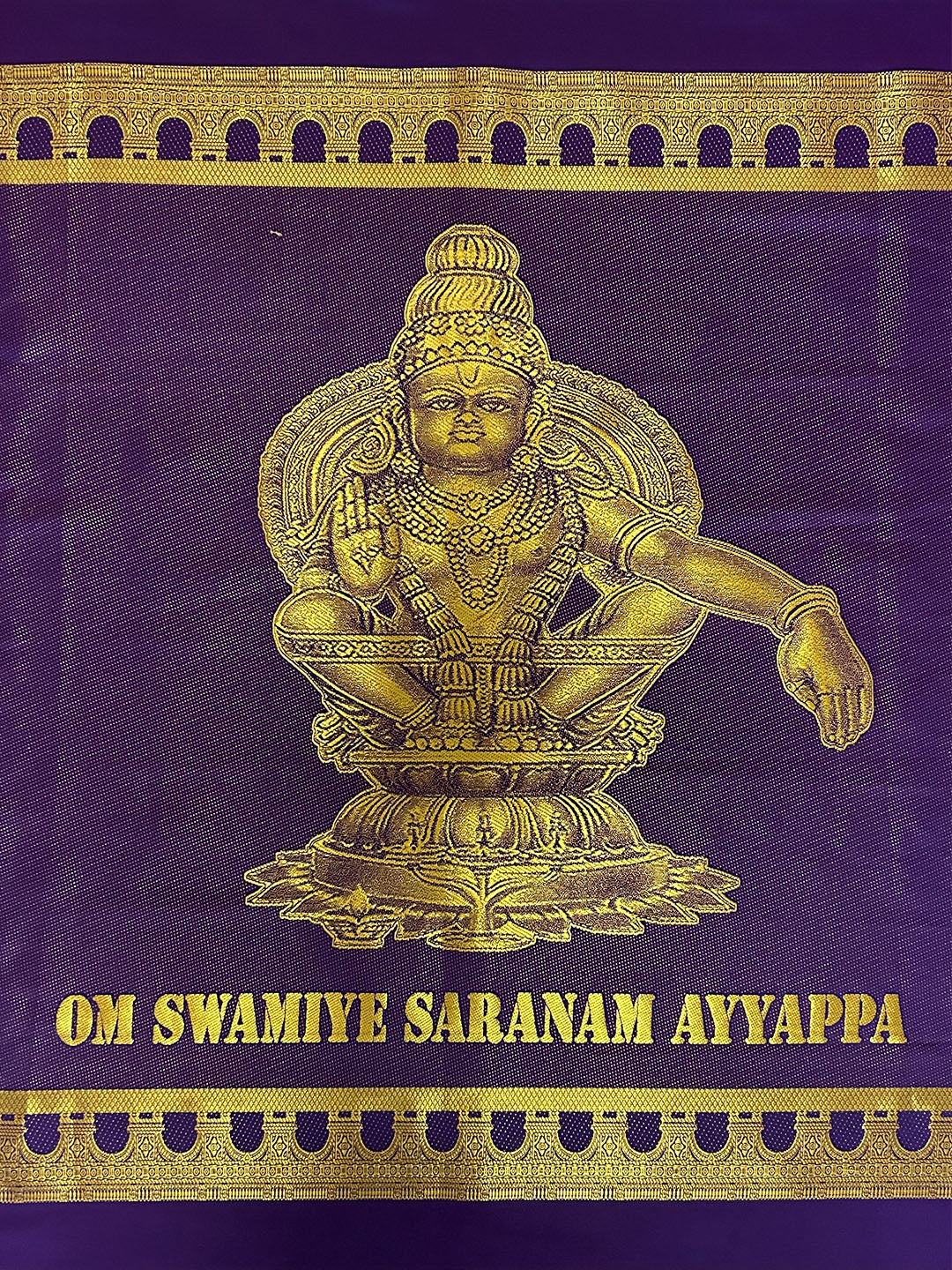 Art Silk Iyappan Ponnadai Shawl Assorted Colour 518 - Image 2