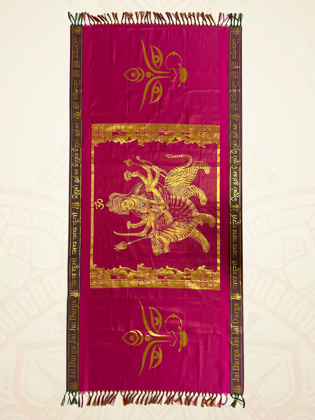 Art Silk Kanaga Durga Ponnadai Shawl Assorted Colour 518 - Image 6