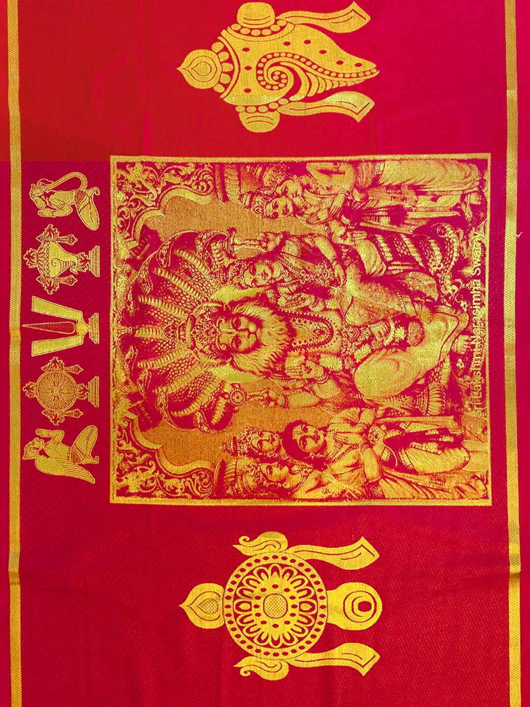Art Silk Narashimar Ponnadai Shawl Assorted Colour 518 - Image 2