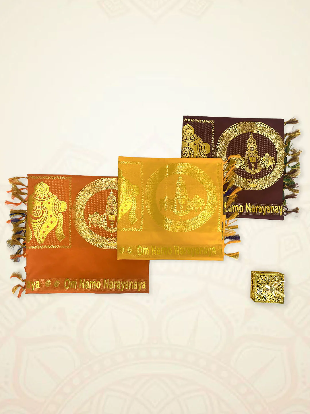 Art Silk Perumal Ponnadai Shawl Assorted Colour 512