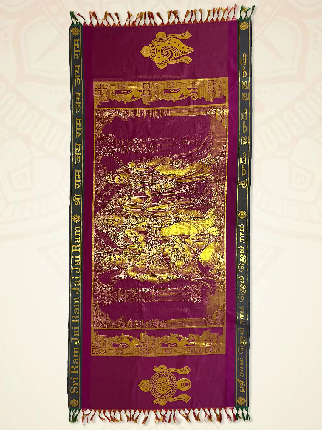 Art Silk Sri Ram Ponnadai Shawl Assorted Colour 518 - Image 4