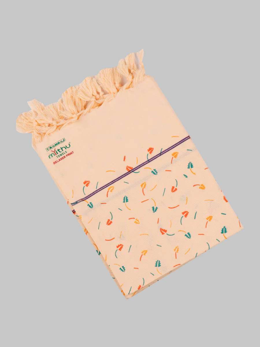 Assorted Colour and Printed Design Bath Towel Relaxer - Image 3