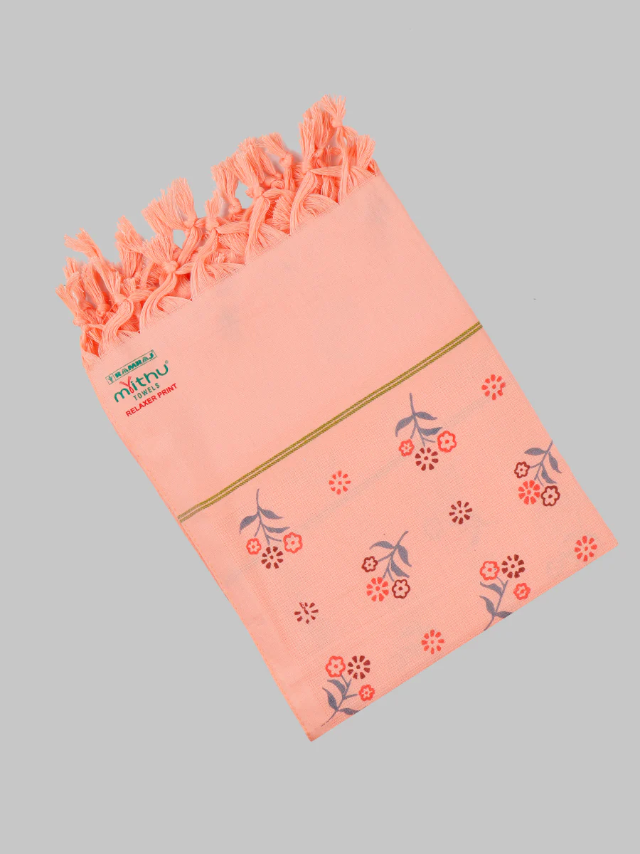 Assorted Colour and Printed Design Bath Towel Relaxer - Image 5
