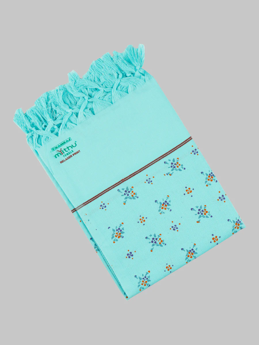 Assorted Colour and Printed Design Bath Towel Relaxer - Image 6