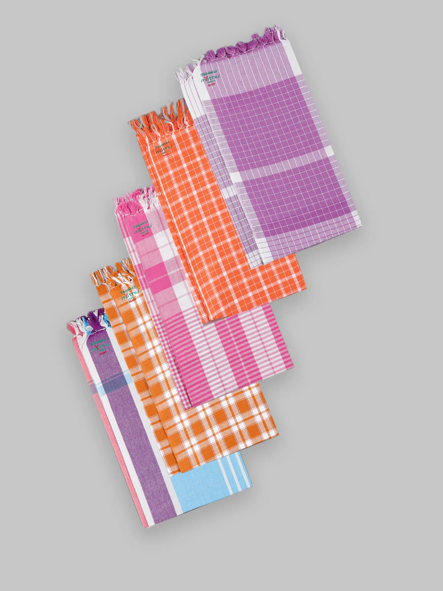 Assorted Colour Bath Towel Glory (Pack of 2)