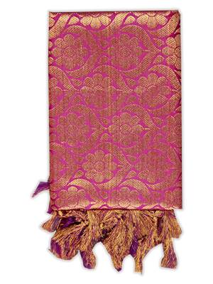 Assorted Colour Jari Shawl/Ponnadai 506 - Image 10