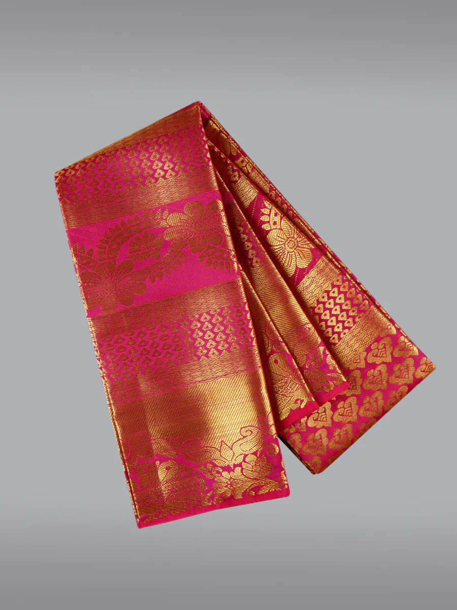 Assorted Colour Jari Shawl/Ponnadai 515 - Image 2