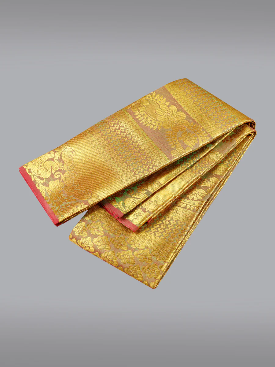 Assorted Colour Jari Shawl/Ponnadai 515 - Image 3