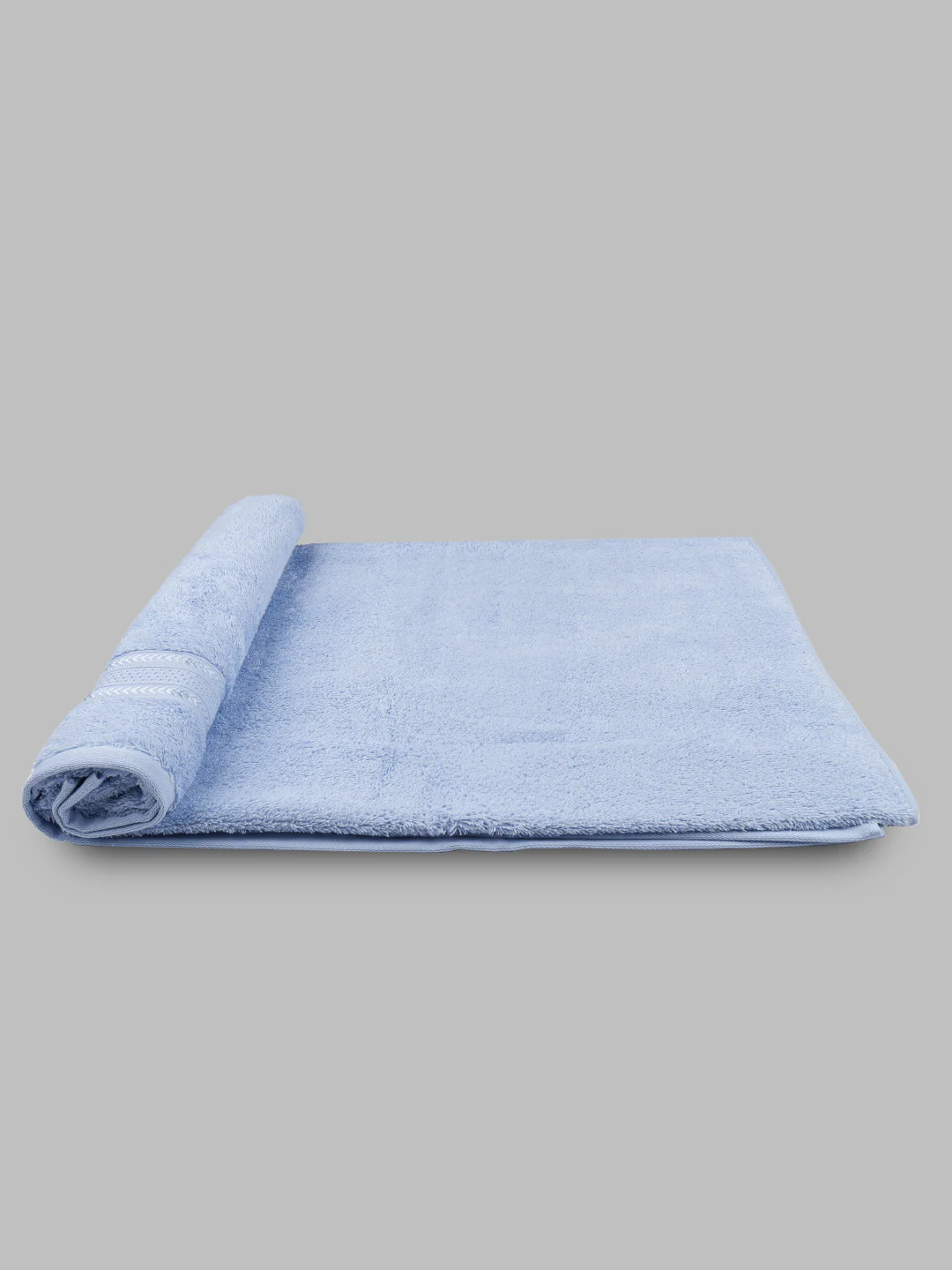 Bamboo Cotton Terry Bath Towel Blue BC6 - Image 5