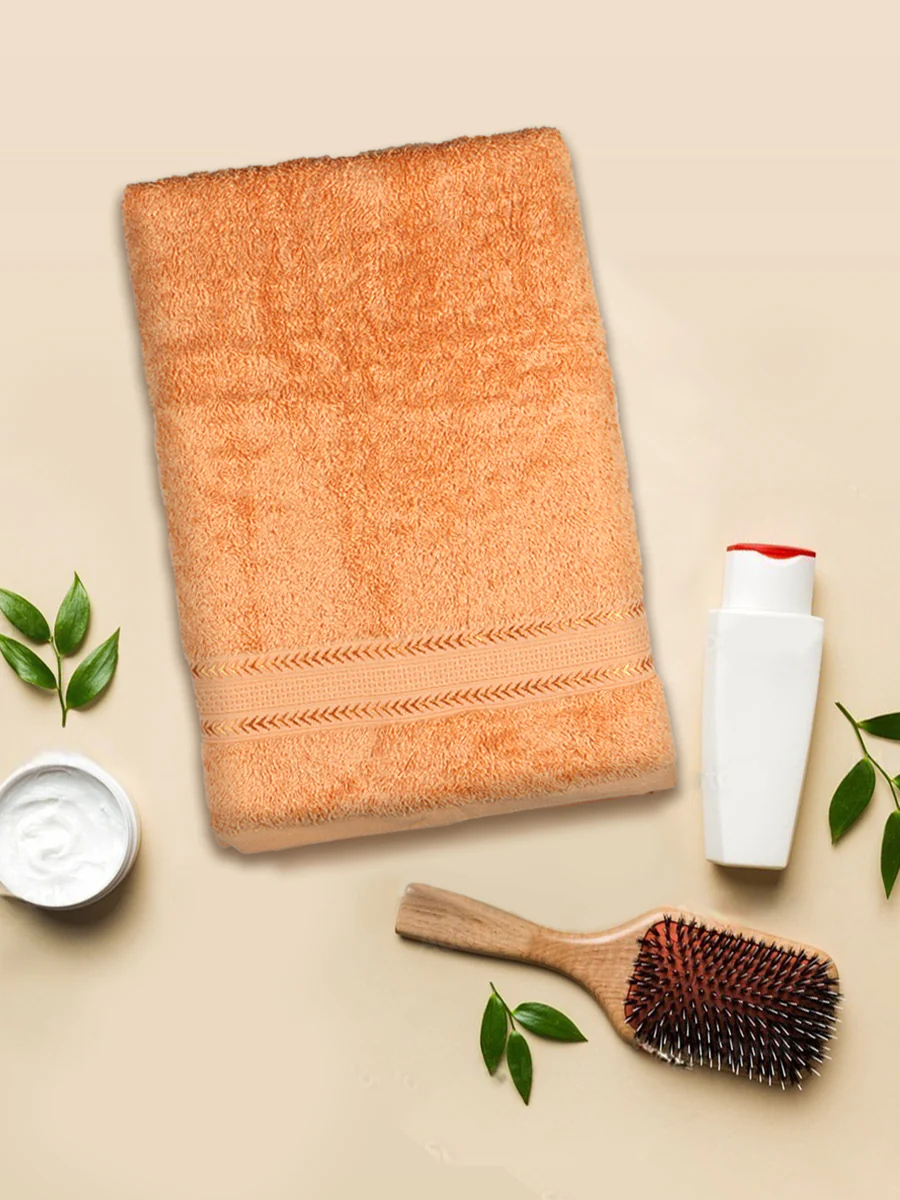 Bamboo Cotton Terry Bath Towel Orange BC1