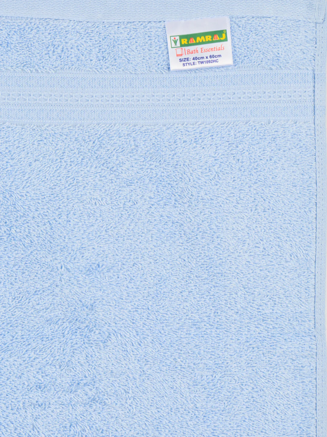 Bamboo Cotton Terry Hand Towel Sky Blue HC6 (Pack of 2) - Image 4