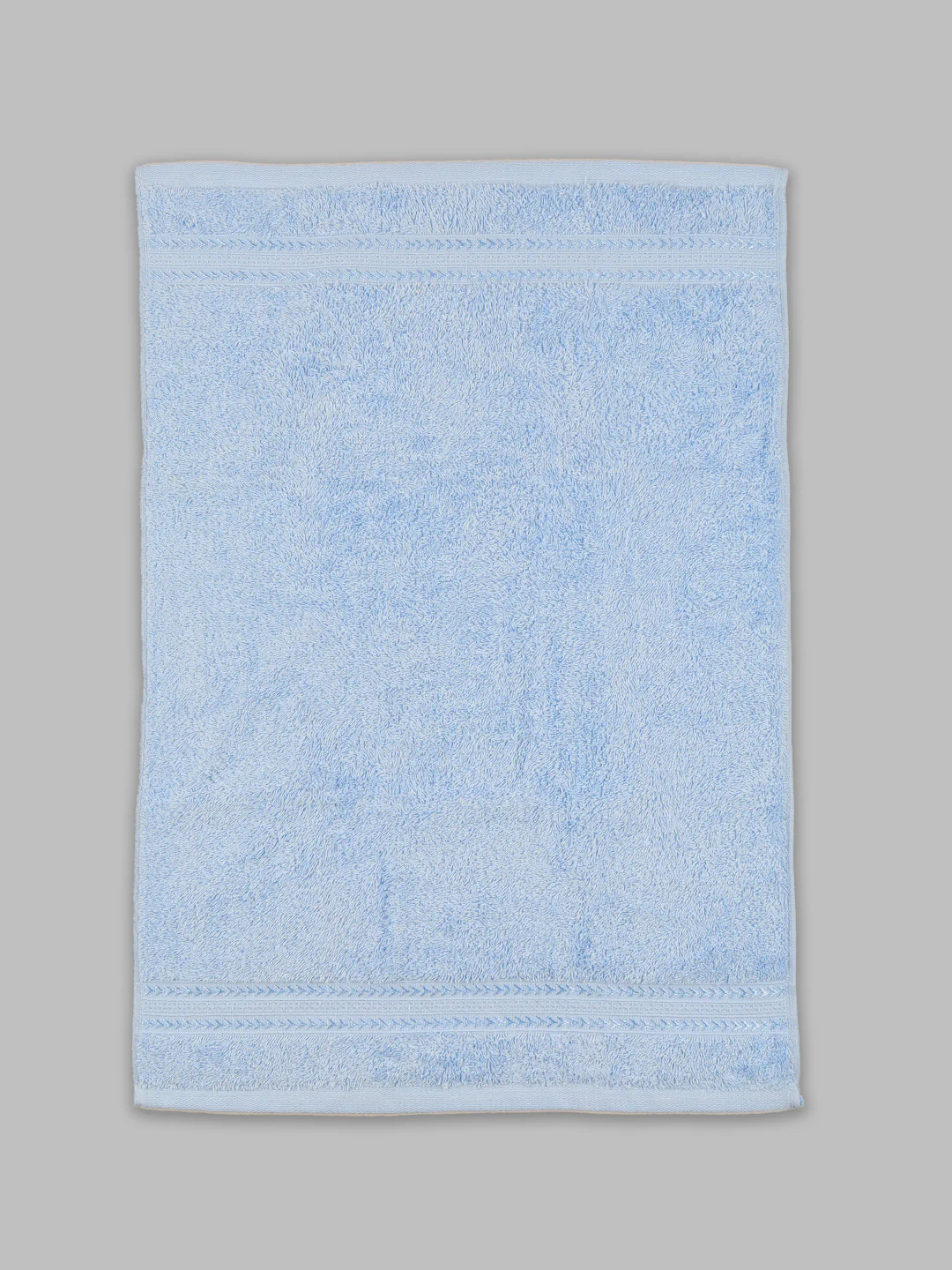 Bamboo Cotton Terry Hand Towel Sky Blue HC6 (Pack of 2) - Image 5