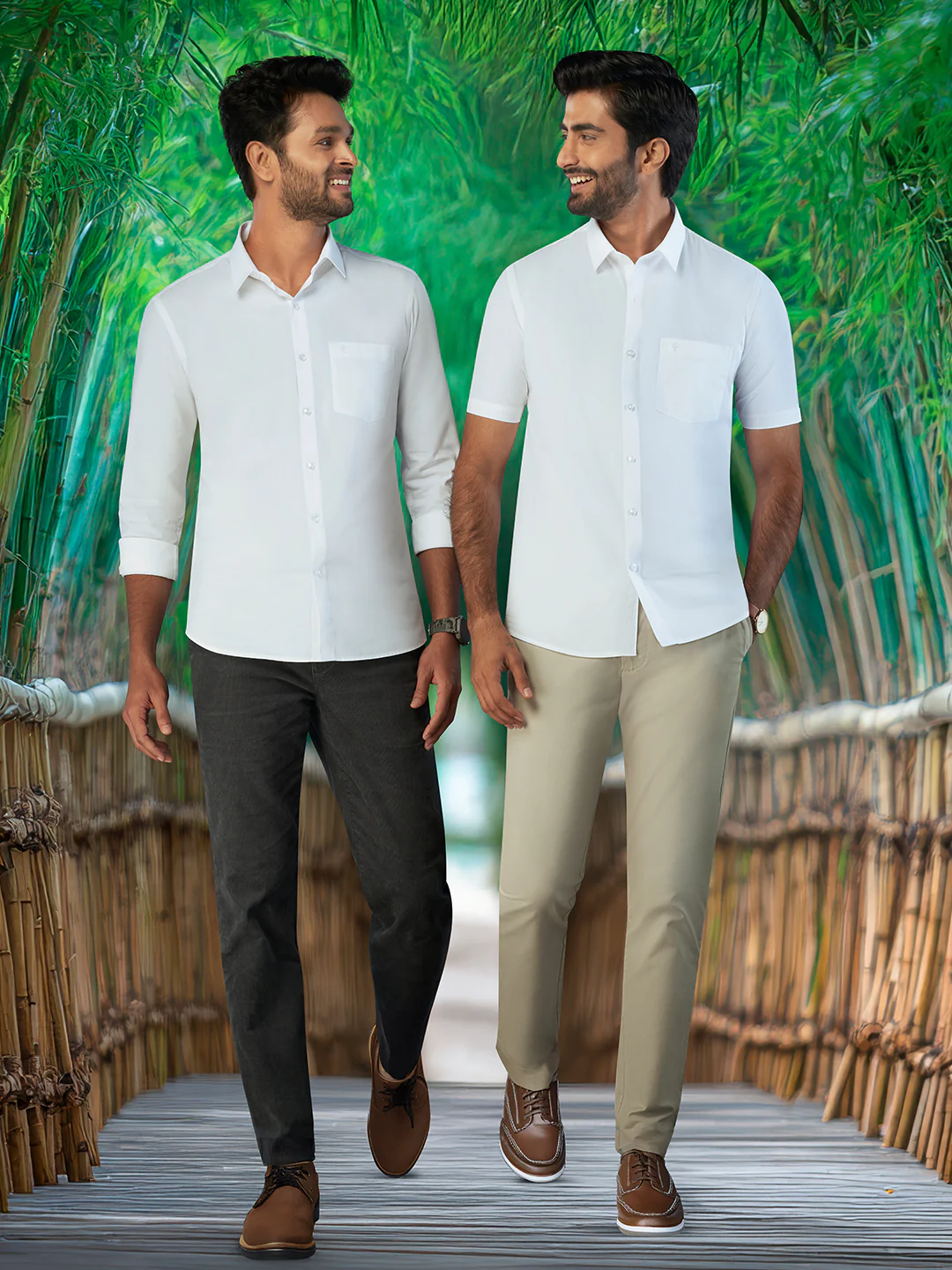 Bamboo Cotton White Shirt - Soft, Breathable & Eco-Friendly - Image 5