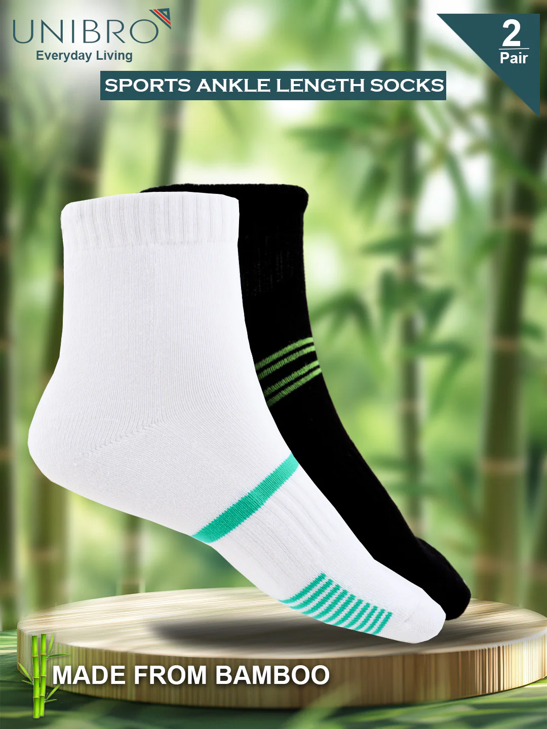 Bamboo Sports Ankle Length Socks SAD1